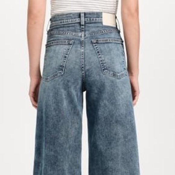 rag & bone Sofie High-Rise Wide-Leg Jeans in Leland NWT 29 - Picture 3 of 5